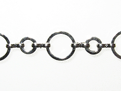 Round Link Chain: Silver Finish 