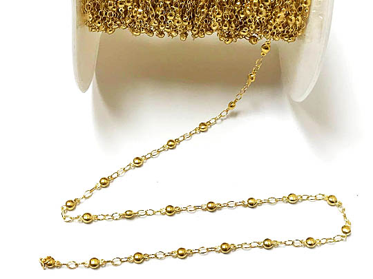 Gold satallite chain by Foot