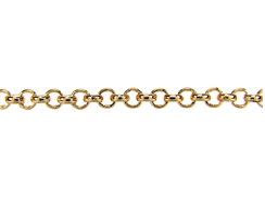 Rolo Electro Gold Plated Chain 