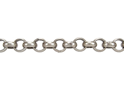 Antique Silver Plated Rolo Chain  