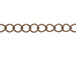 4mm Curb Chain: Antique Copper Finish 