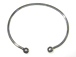 7-inch <b>SILVER PLATED</b> Cuff Bangle Bracelet fits Pandora beads with at least 3.2mm Hole