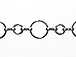 Round Link Chain: Silver Finish 