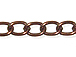 Curb Chain: Antique Copper Finish