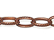 Oval Cable Chain: Copper Finish 