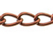 Oval Copper Plated Link Chain 