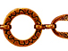Tribal Design Antique Copper Chain 