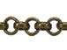 Rolo Antique Brass Plated Chain 