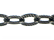 Textured Gun Metal Link Chain  