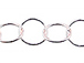 Circle Link Chain - Silver Plated 