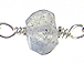 Faceted Labradorite Silver Plated Chain
