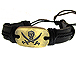 Skull Pirate Leather Bracelet