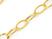 12K Gold Filled 3.25mm x 2.5mm Cable Chain, 25 feet Spool, Bulk