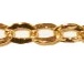 Gold Filled Small Oval Hammer Look Chain, 6.75mm x 5mm 