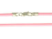 18-inch PINK 2mm Round Rubber Necklace with Sterling Silver Lobster Clasp?