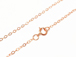 18-inch 14K Rose Gold Filled 1.3mm Flat Cable Chain Necklace