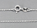 16-inch 1.2mm round Sterling Silver Diamond Cut Bead Chain