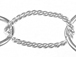 Sterling Silver Oval Twist Link Chain