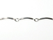 Sterling Silver Curved Bar Link Chain