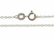 16-inch Rhodium Plated Sterling Silver 025 Cable Finished Chain 