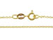 18-inch Gold over Sterling Silver Diamond Cut Cable Finished Chain 