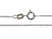 18-inch Rhodium Plated Sterling Silver Diamond Cut Cable Finished Chain 