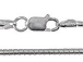 20-inch Sterling Silver 2mm Round Omega Finished Chain?