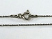 16-inch Black Oxidized Sterling Silver Diamond Cut 0.95mm Finished Chain 