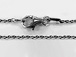 18-inch Black Oxidized Sterling Silver Diamond Cut 1.15mm Finished Chain 