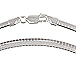 18-inch Sterling Silver 4mm Cubetto Omega Chain