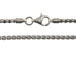 18-inch Sterling Silver Rhodium Plated 2.4mm Piano Chain