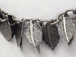 Large Leaf Chain by Foot Antique Silver finish