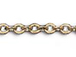 TierraCast Antique Gold Hammered Brass Cable Chain