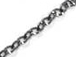 OXIDIZED Sterling Silver Laser Cut Cable Chain 3mm