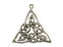 Sterling Silver Celtic Triangle