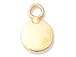 5mm Gold-Filled Flat Round Charm