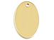 9x14mm Gold-Filled Oval Flat Charm