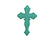 Small Fancy Turquoise Cross