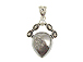 Fancy Multi Stone Pendant in Sterling Silver