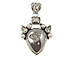 Fancy Multi Stone Pendant in Sterling Silver