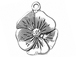 Sterling Silver Flower Charm 