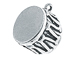 Sterling Silver Drum Charm