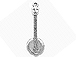 Sterling Silver Banjo Charm 