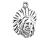 Sterling Silver Indian Head Charm 