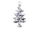Sterling Silver Pine Tree Charm 