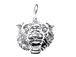 Sterling Silver Bobcat Head Charm 