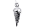 Sterling Silver Ice Cream Cone Charm 