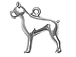 Sterling Silver Boston Terrier Charm
