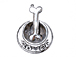 Sterling Silver Rover Dog Bowl with Bone Charm 
