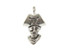Sterling Silver Pirate Head Charm